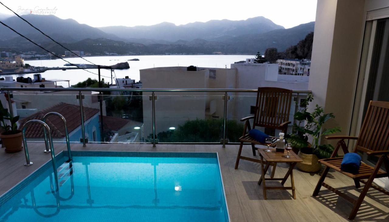 Sunset Brand New Luxury Apt With Pool & Sea View カルパトス エクステリア 写真